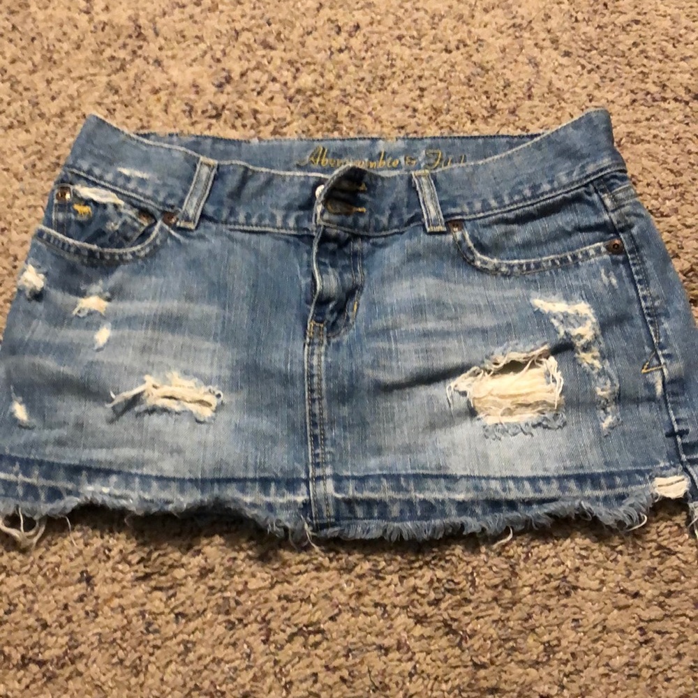 Blue jean skirt